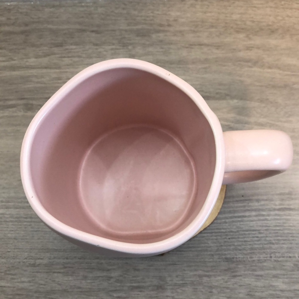 NWT Rae Dunn Light Pink XOXO Ceramic Mug | HTF - Picture 2 of 7